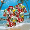 Carolina Hurricanes Hawaiian Shirt Tropical Parrot Pattern Summer Hawaiian Shirt