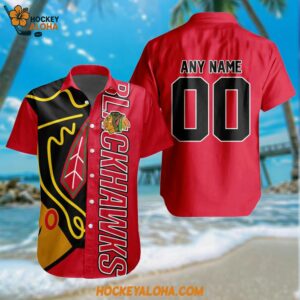 Chicago Blackhawks New Design Hawaiian Shirt Hockey Team Button Shirt