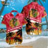 Chicago Blackhawks Special Palm Tree Hawaiian Button Shirt