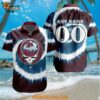 Colorado Avalanche Grateful Dead Tie Dye Hawaiian Design Button Shirt