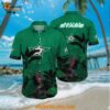Dallas Stars Hawaiian Shirt Tropical Forest Motifs Summer Hawaiian Shirt