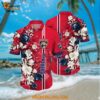 Florida Panthers Hawaiian Shirt Tropical Hepatica Floral Pattern Summer Hawaiian Shirt