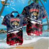 Florida Panthers Special Palm Tree Hawaiian Button Shirt