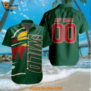 Minnesota Wild New Design Hawaiian Shirt Hockey Team Button Shirt