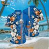 New York Islanders Hawaiian Shirt Tropical Hepatica Floral Pattern Summer Hawaiian Shirt