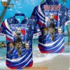 New York Rangers Special Movies Character Halloween Design Hawaiian Button Shirt