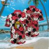 Ottawa Senators Hawaiian Shirt Tropical Begonia Flower Pattern Summer Hawaiian Shirt