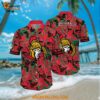 Ottawa Senators Hawaiian Shirt Tropical Leaf Pattern Summer Hawaiian Shirt