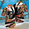 Philadelphia Flyers Hawaiian Shirt With Tropical Pineapple Summer Hawaiian Shirt