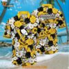 Pittsburgh Penguins Hawaiian Shirt Tropical Begonia Flower Pattern Summer Hawaiian Shirt