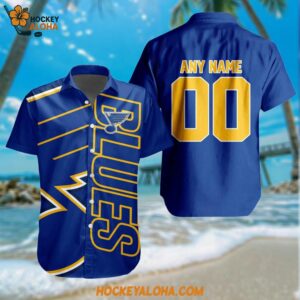 St Louis Blues New Design Hawaiian Shirt Hockey Team Button Shirt