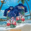 Tampa Bay Lightning Hawaiian Shirt Tropical Parrot And Flamingo Motifs Summer Hawaiian Shirt