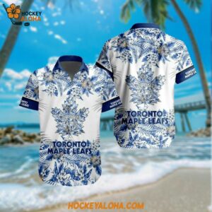 Toronto Maple Leafs Hawaiian Shirt Team Beach Vibe Hawaii Shirt 1