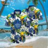 Toronto Maple Leafs Hawaiian Shirt Tropical Parrot Pattern Summer Hawaiian Shirt