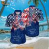 Toronto Maple Leafs Hawaiian Shirt With American Independence Day Pattern Summer Hawaiian Shirt