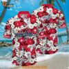 Washington Capitals Hawaiian Shirt Tropical Begonia Flower Pattern Summer Hawaiian Shirt