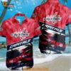 Washington Capitals Special Palm Tree Hawaiian Button Shirt