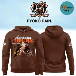 Anaheim Ducks X Ryoko Rain Pullover Limited Edition Hoodie