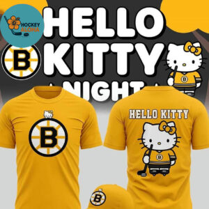 Boston Bruins X Hello Kitty Night 2026 Celebration Two Sided Shirt