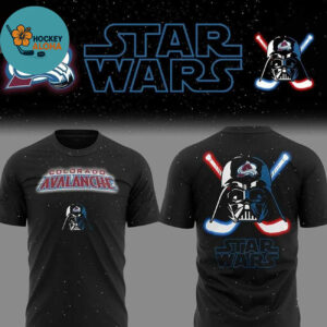 Colorado Avalanche Star Wars 2026 Night Dark Force Two Sided Shirt