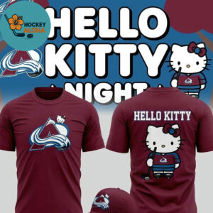 Colorado Avalanche X Hello Kitty Night 2026 Celebration Two Sided Shirt