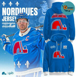 Colorado Avalanche X Nordiques Revival Edition Hoodie