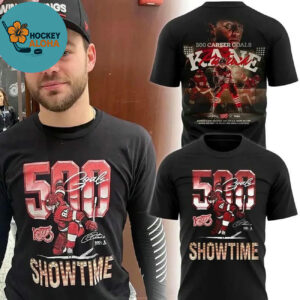 Detroit Red Wings Patrick Kane 500th Goal Two Sided Shirt