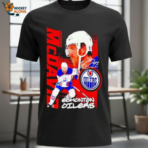 Edmonton Oilers Connor Mcdavid Playmaker Signature Shirt 1