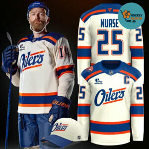 Edmonton Oilers Darnell Nurse 25 Special Edition Hockey Jersey