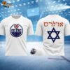Edmonton Oilers Hanukkah Night 2026 Celebration Two Sided Shirt