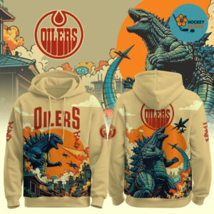 Edmonton Oilers X Godzilla Limited Edition Hoodie