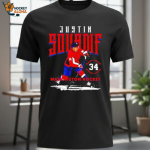 Justin Sourdif Washington Capitals Player Name Shirt 1