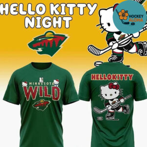 Minnesota Wild X Hello Kitty Night 2026 Two Sided Shirt