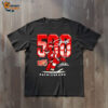 Patrick Kane Detroit Red Wings 500 Career Goals Signature Shirt 3