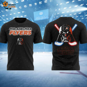 Philadelphia Flyers Star Wars 2026 Night Dark Force Two Sided Shirt