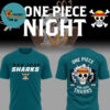 San Jose Sharks One Piece Night 2026 Hockey Grand Line Two Sided Shirt
