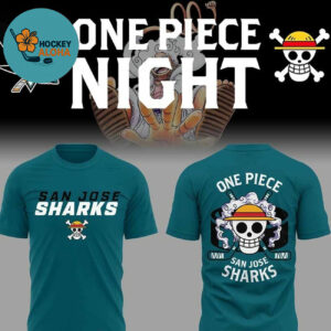 San Jose Sharks One Piece Night 2026 Hockey Grand Line Two Sided Shirt