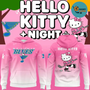 St Louis Blues X Hello Kitty 2026 Special Edition Hoodie