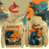 Vancouver Canucks X Godzilla Special Edition Hoodie