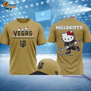 Vegas Golden Knights X Hello Kitty Night 2026 Special Two Sided Shirt