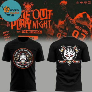 Anaheim Ducks The Offspring Special Edition Two Sided Shirt