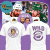 Minnesota Wild X Foligno Face off Team Marcus Two Sided Shirt