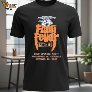 Nashville Predators Fang Fever Catch It T shirt 1
